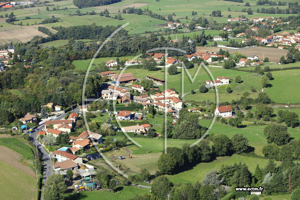 Photo arienne de Saint-Bonnet-les-Oules