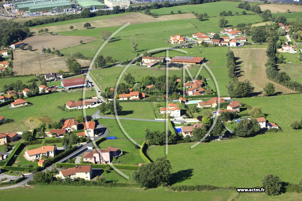 Photo arienne de Saint-Bonnet-les-Oules (La Bergeat)