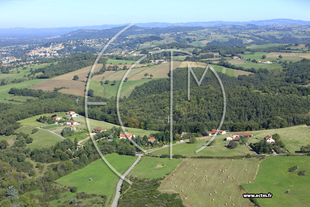 Photo arienne de Saint-Bonnet-les-Oules (Le Montet)