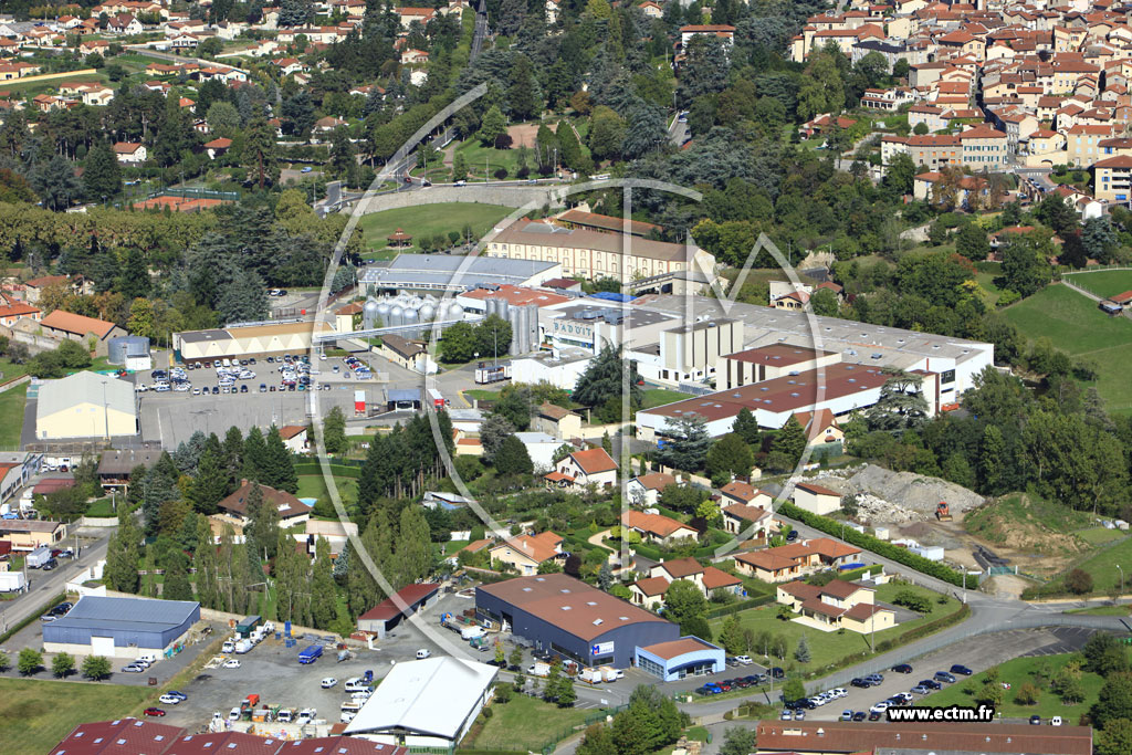 Photo arienne de Saint-Galmier