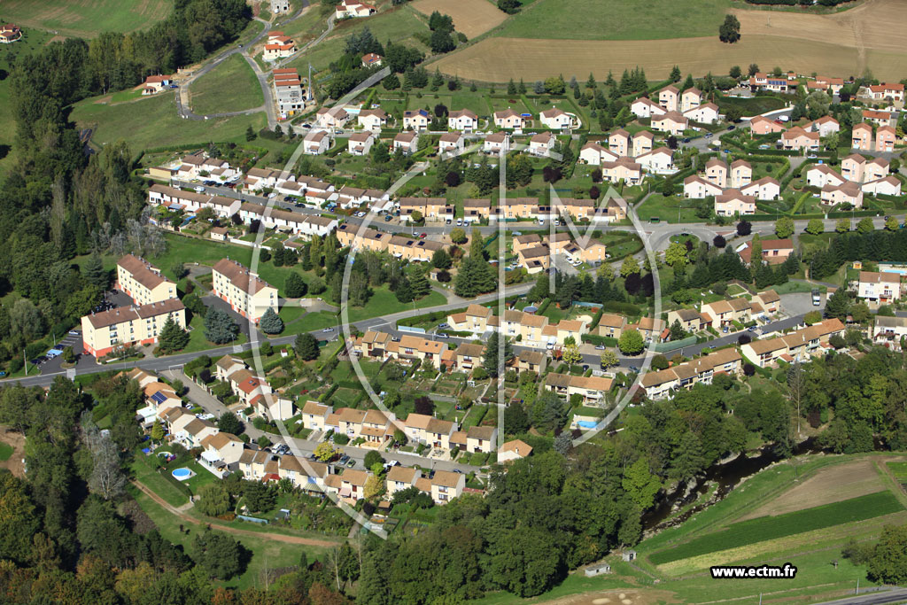 Photo arienne de Saint-Galmier