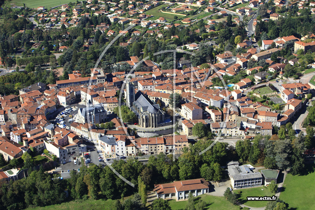 Photo arienne de Saint-Galmier