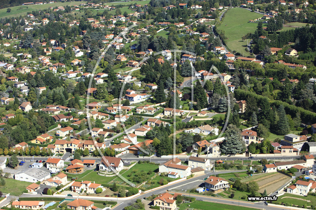 Photo arienne de Saint-Galmier