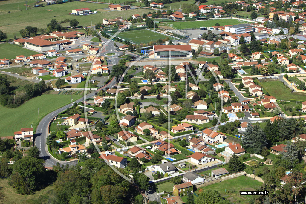 Photo arienne de Saint-Galmier (La Frarie)