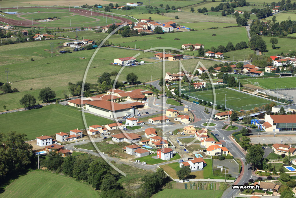 Photo arienne de Saint-Galmier (La Frarie)