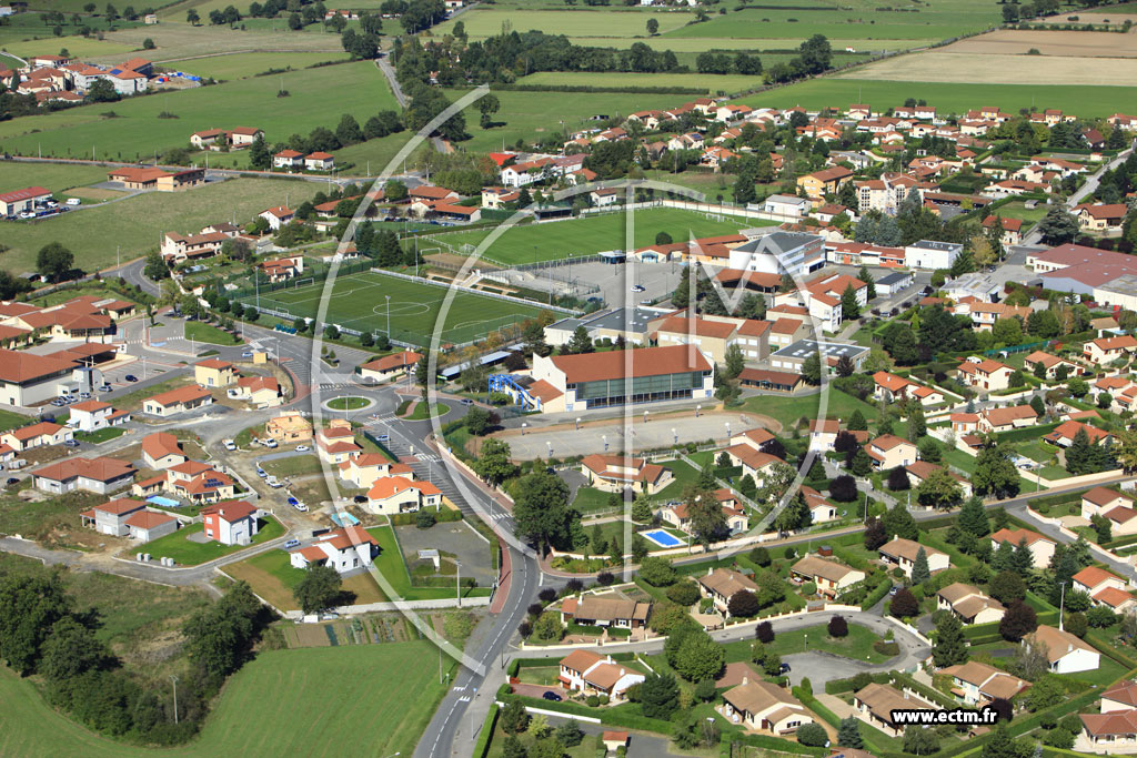 Photo arienne de Saint-Galmier (La Frarie)