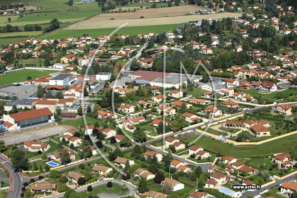 Photo arienne de Saint-Galmier (La Frarie)