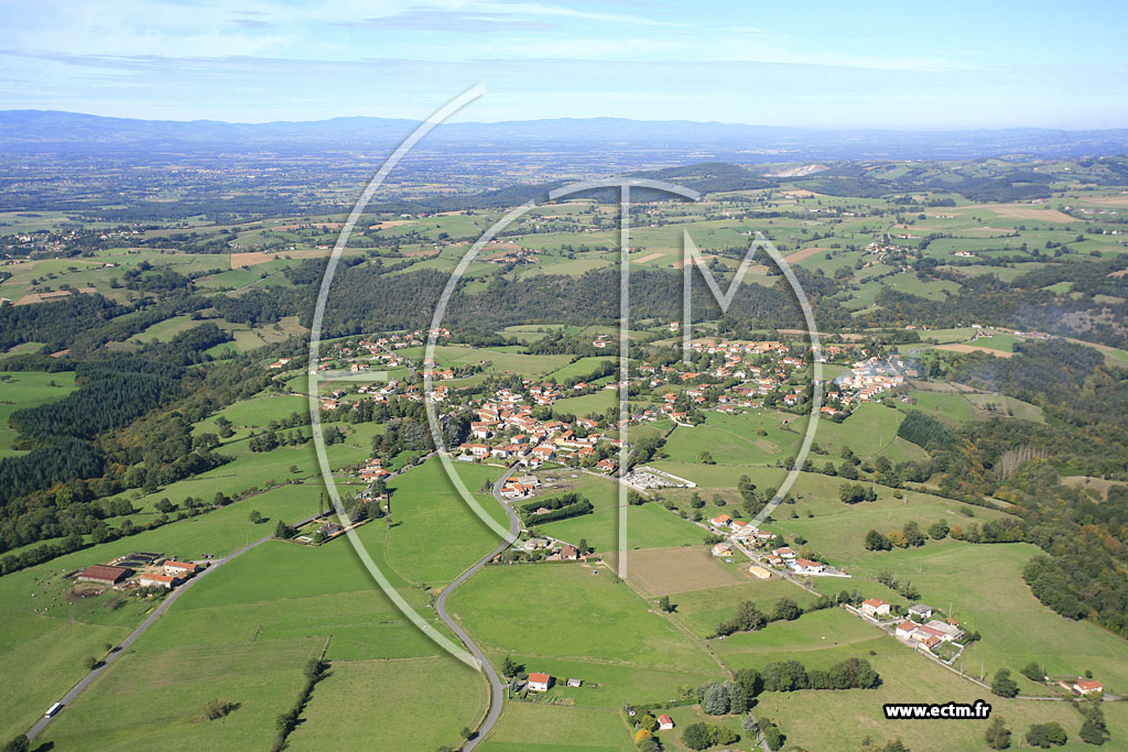 Photo arienne de Saint-Mdard-en-Forez