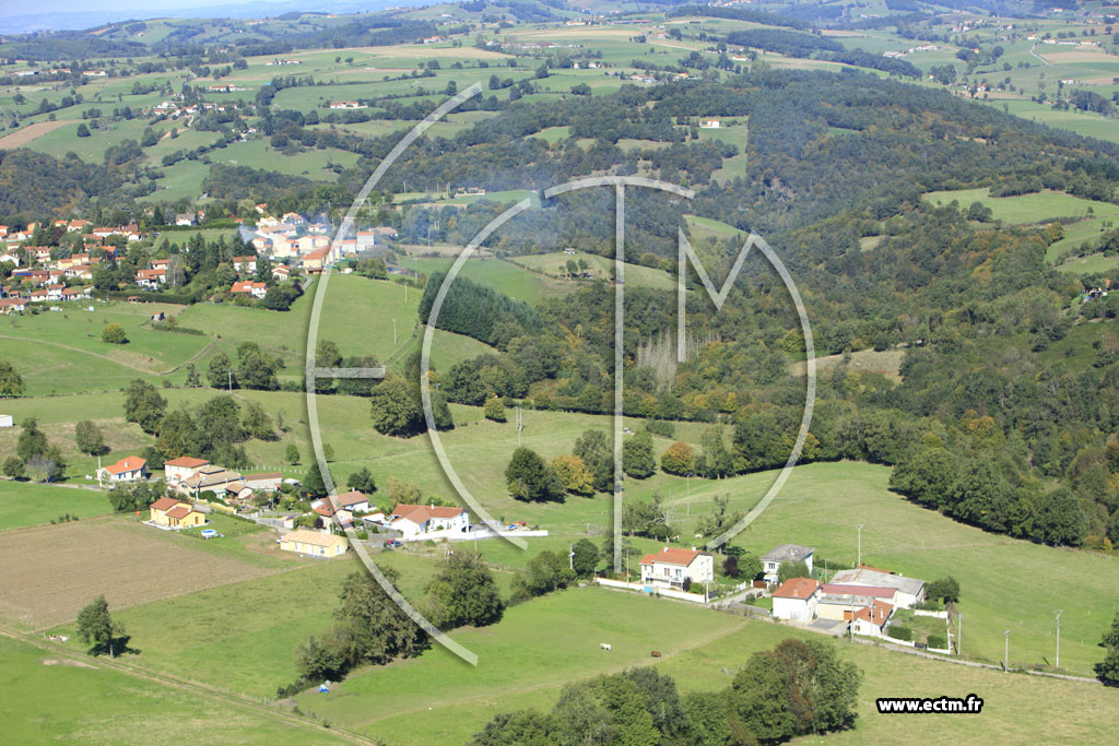Photo arienne de Saint-Mdard-en-Forez
