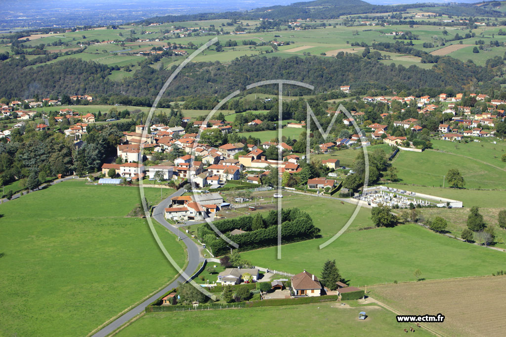 Photo arienne de Saint-Mdard-en-Forez