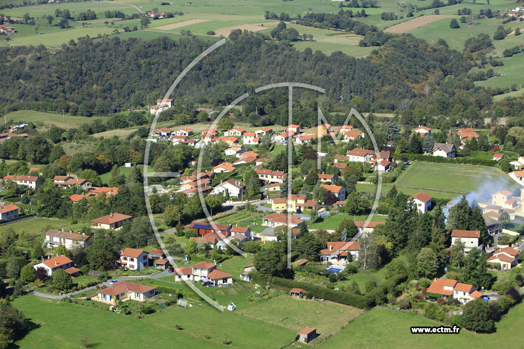Photo arienne de Saint-Mdard-en-Forez