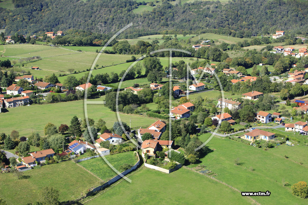 Photo arienne de Saint-Mdard-en-Forez