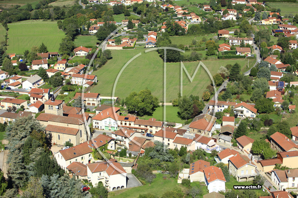 Photo arienne de Saint-Mdard-en-Forez