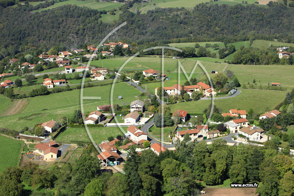 Photo arienne de Saint-Mdard-en-Forez