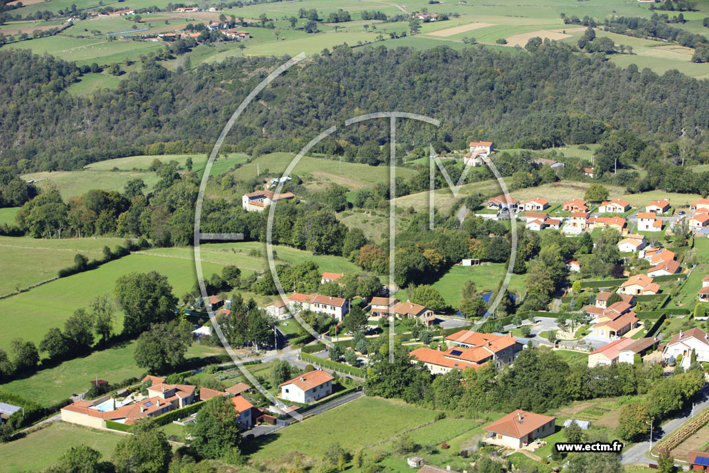 Photo arienne de Saint-Mdard-en-Forez (La Baronnire)