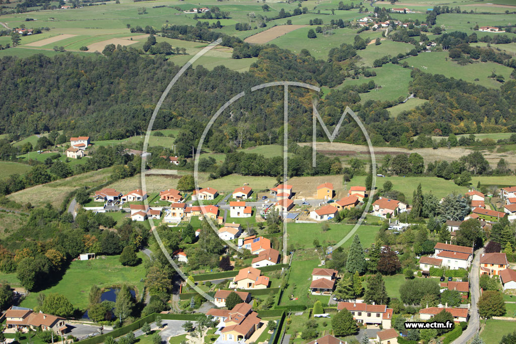 Photo arienne de Saint-Mdard-en-Forez (La Baronnire)
