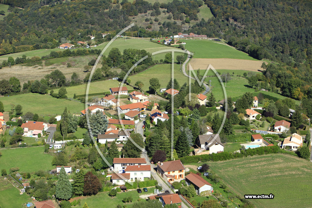 Photo arienne de Saint-Mdard-en-Forez (La Baronnire)