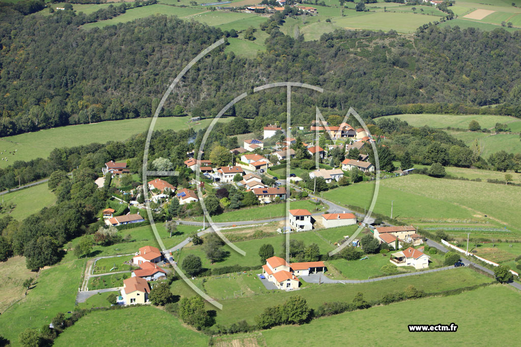 Photo arienne de Saint-Mdard-en-Forez (La Chaux)