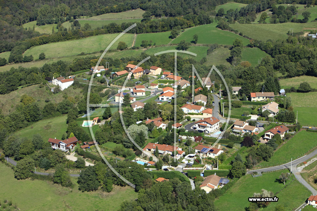 Photo arienne de Saint-Mdard-en-Forez (La Chaux)