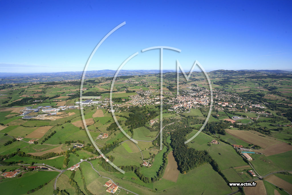 Photo arienne de Saint-Symphorien-sur-Coise