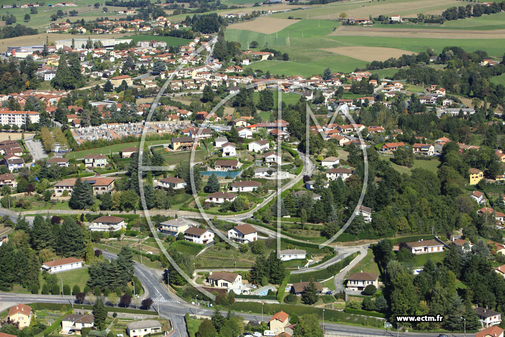 Photo arienne de Saint-Symphorien-sur-Coise