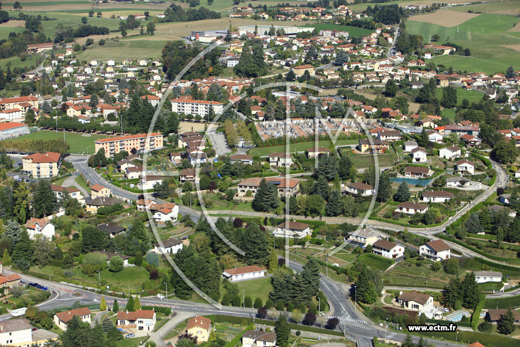 Photo arienne de Saint-Symphorien-sur-Coise