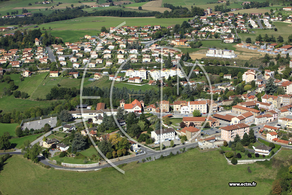 Photo arienne de Saint-Symphorien-sur-Coise