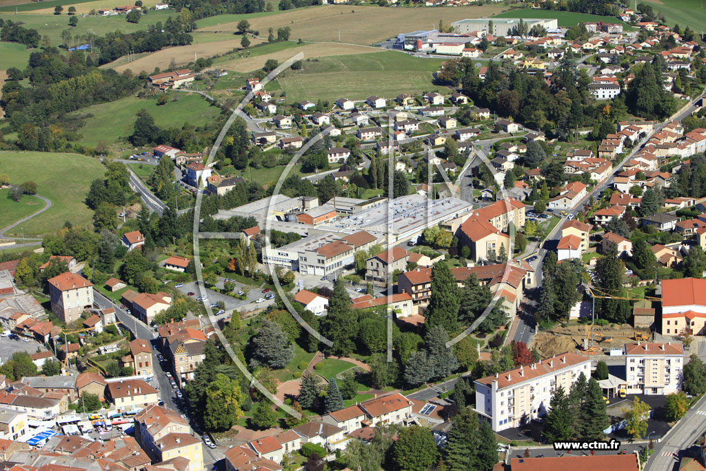 Photo arienne de Saint-Symphorien-sur-Coise