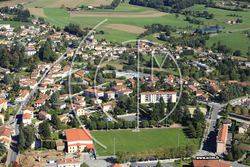Photo arienne de Saint-Symphorien-sur-Coise
