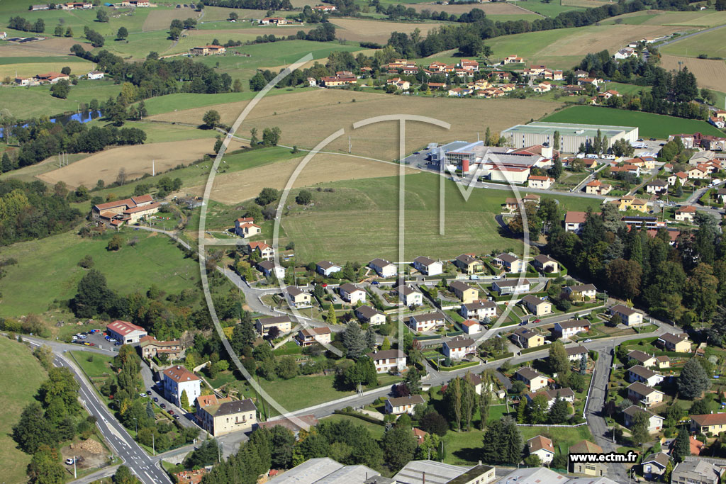 Photo arienne de Saint-Symphorien-sur-Coise