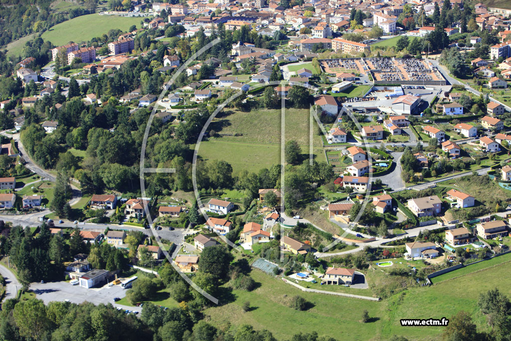 Photo arienne de Saint-Symphorien-sur-Coise