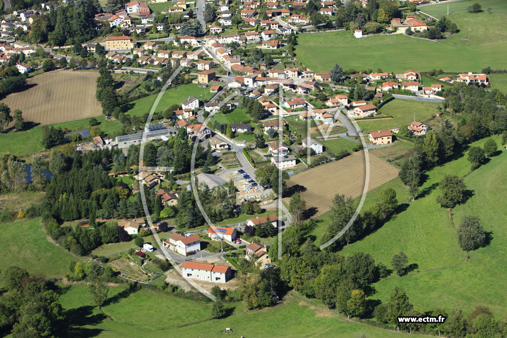 Photo arienne de Saint-Symphorien-sur-Coise