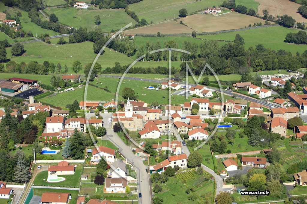 Photo arienne de Viricelles