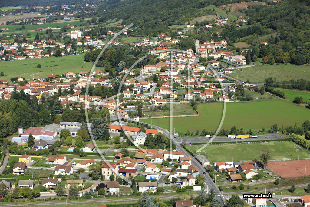 Photo arienne de Bellegarde-en-Forez (Les Farges)