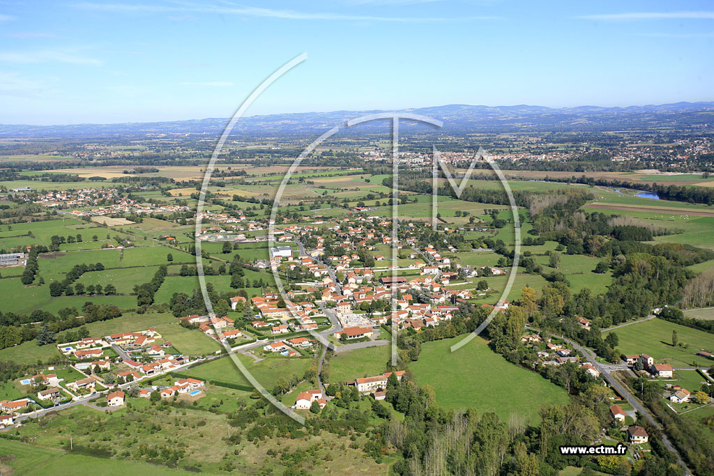 Photo arienne de Boisset-ls-Montrond
