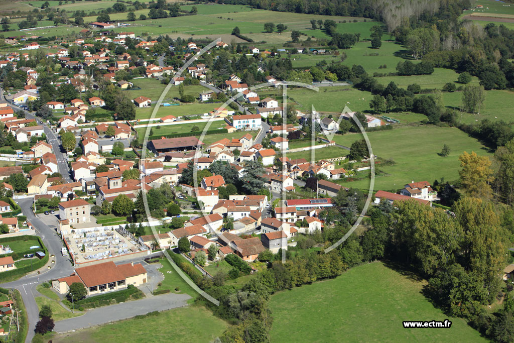 Photo arienne de Boisset-ls-Montrond