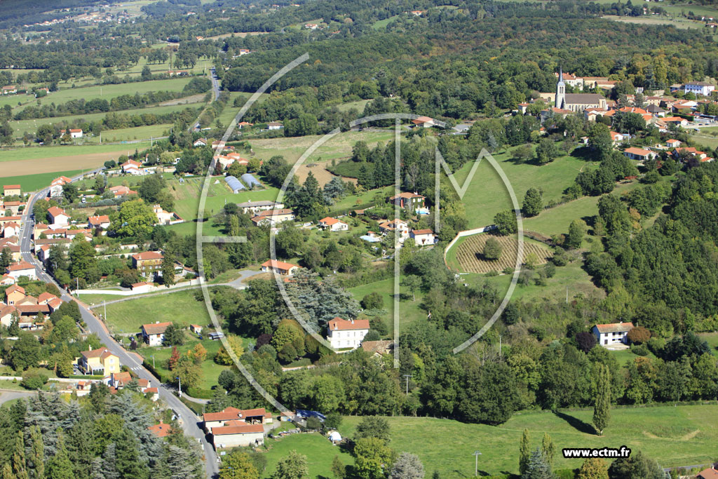 Photo arienne de Saint-Cyr-les-Vignes