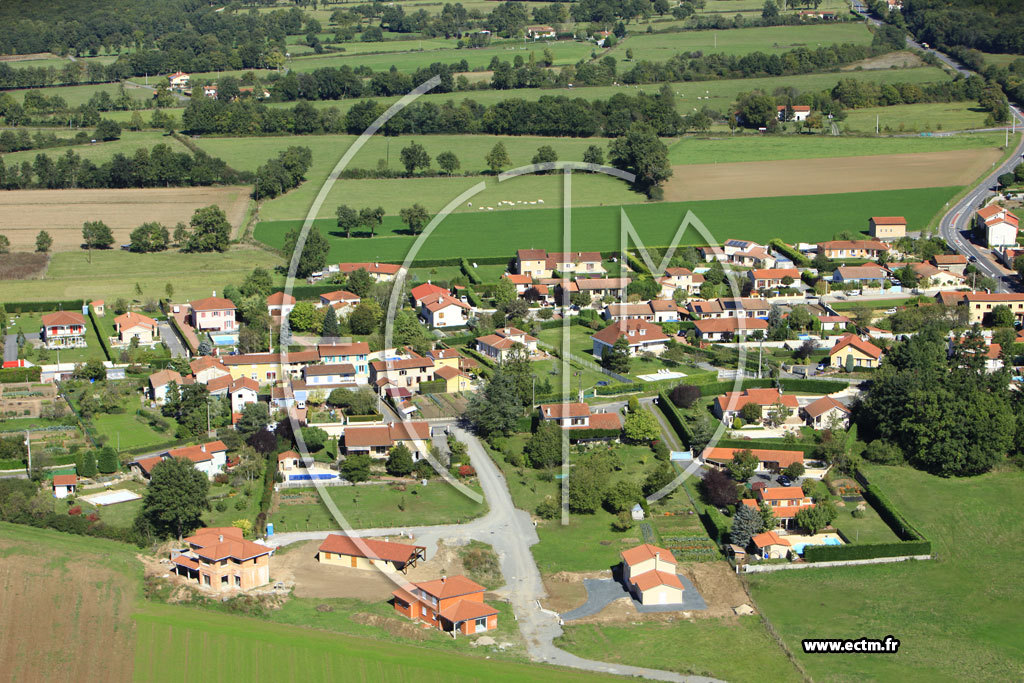 Photo arienne de Saint-Cyr-les-Vignes