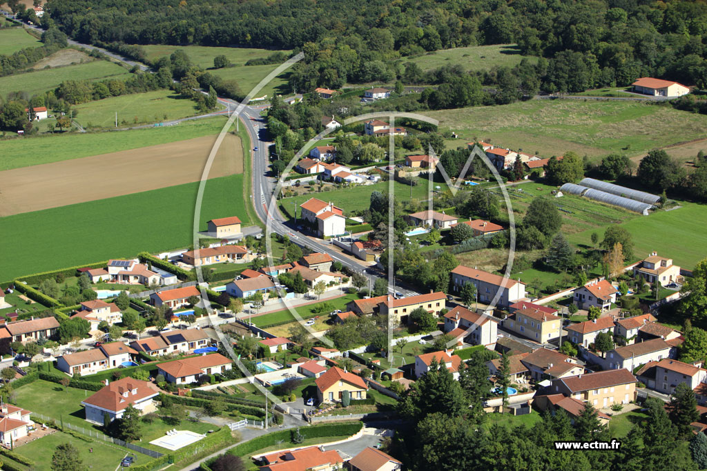 Photo arienne de Saint-Cyr-les-Vignes