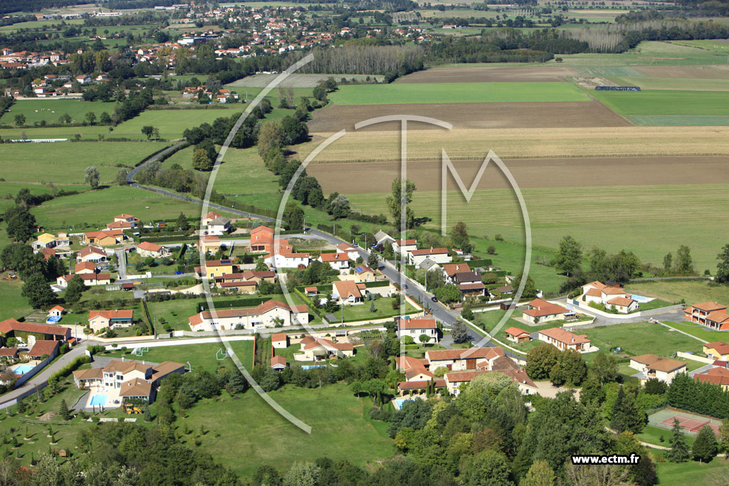 Photo arienne de Unias (Le Venet)