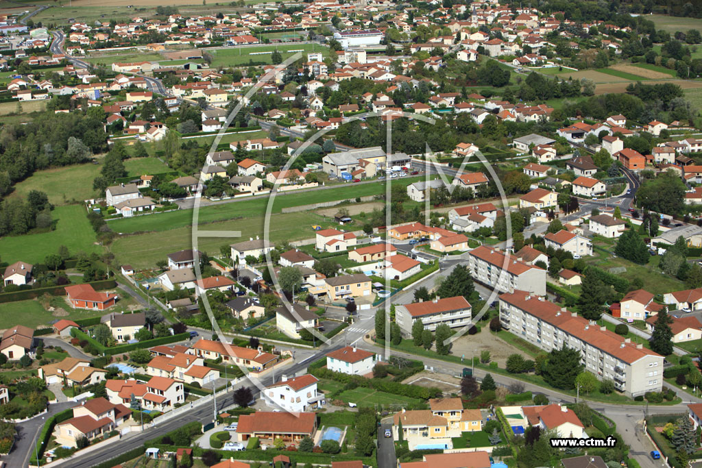 Photo arienne de Saint-Cyprien