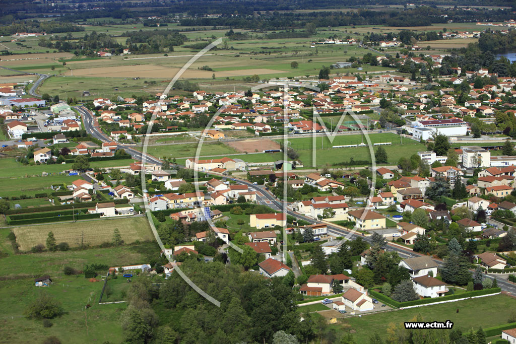 Photo arienne de Saint-Cyprien
