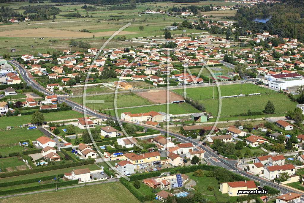 Photo arienne de Saint-Cyprien