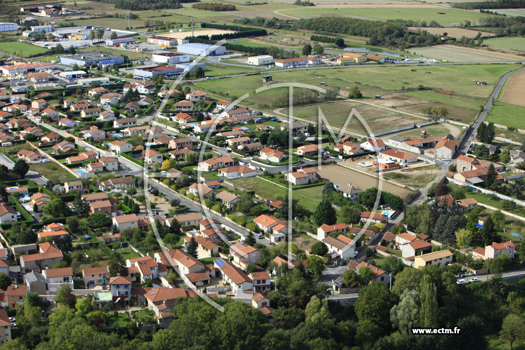Photo arienne de Saint-Cyprien
