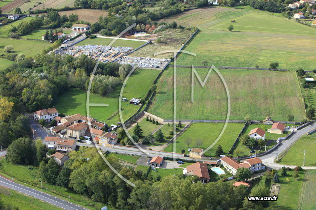 Photo arienne de Saint-Marcellin-en-Forez
