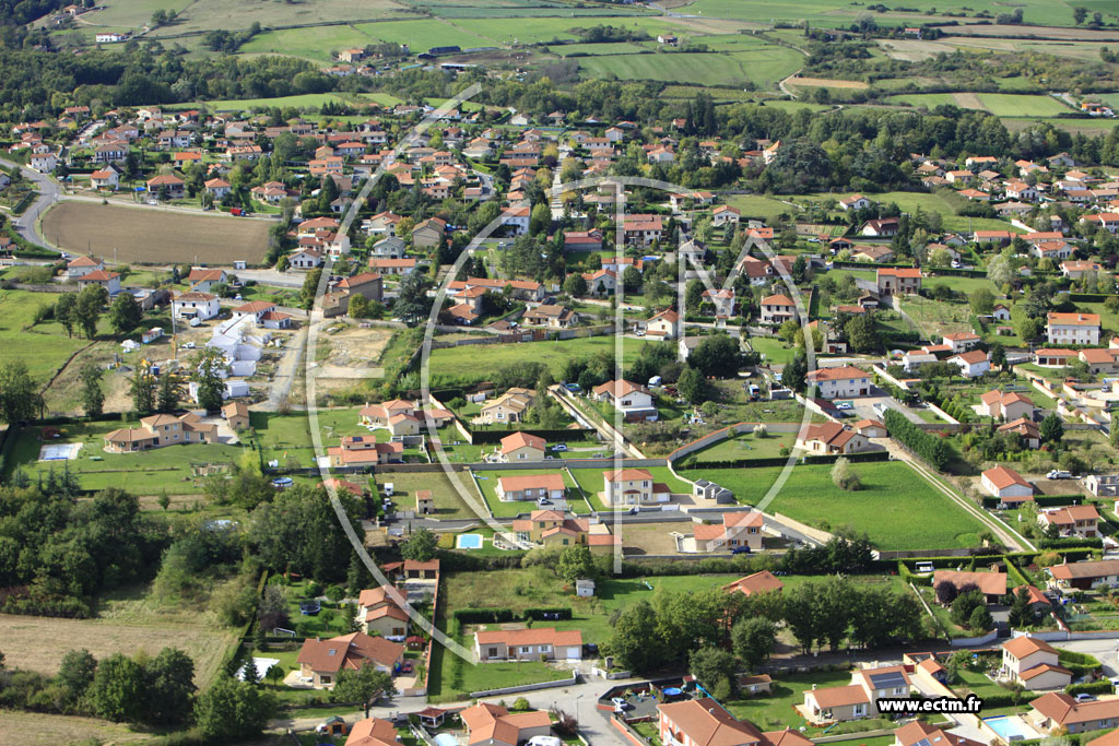 Photo arienne de Saint-Marcellin-en-Forez