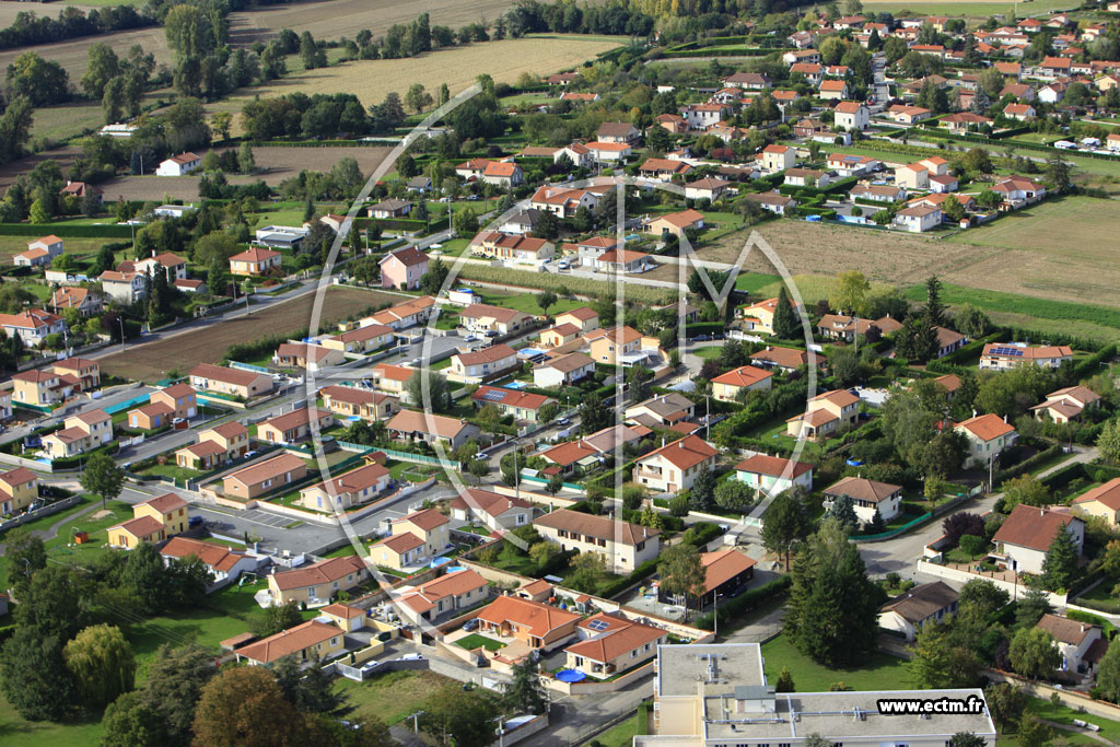 Photo arienne de Sury-le-Comtal