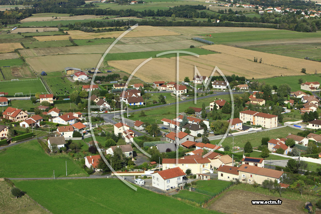 Photo arienne de Saint-Georges-Haute-Ville (Les Royats)