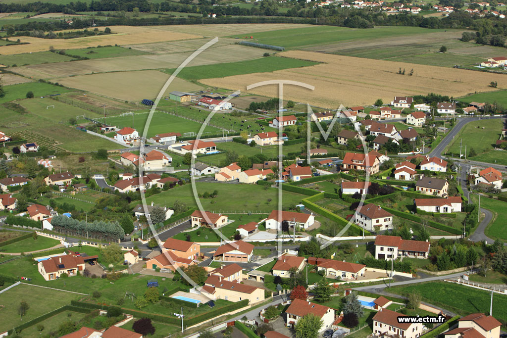 Photo arienne de Saint-Georges-Haute-Ville (Les Royats)