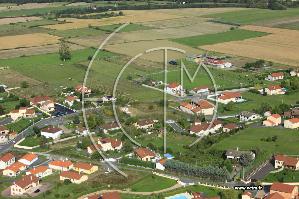 Photo arienne de Saint-Georges-Haute-Ville (Les Royats)